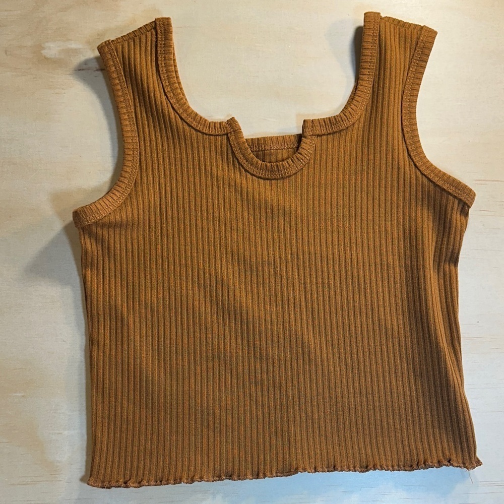 SHEIN Cropped Ribbed Tank